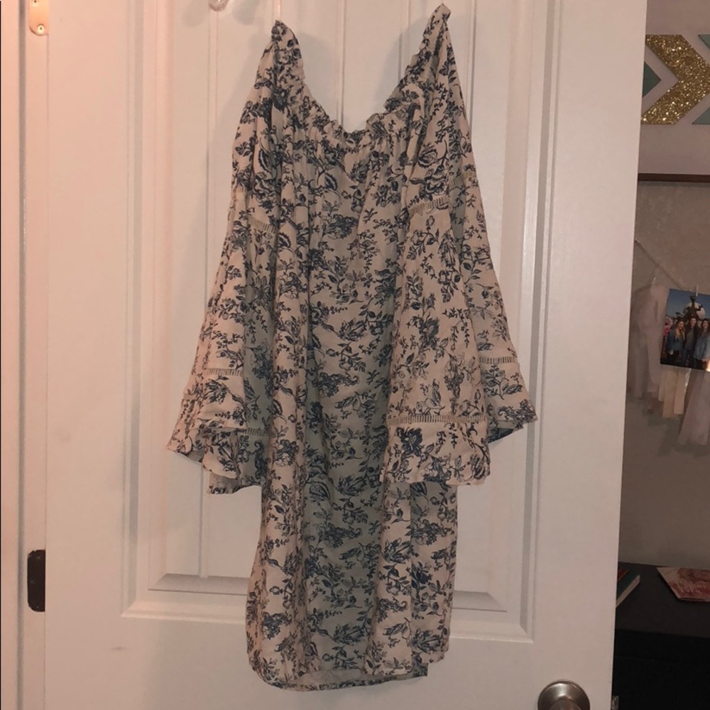 ODDY OTS Printed Dress